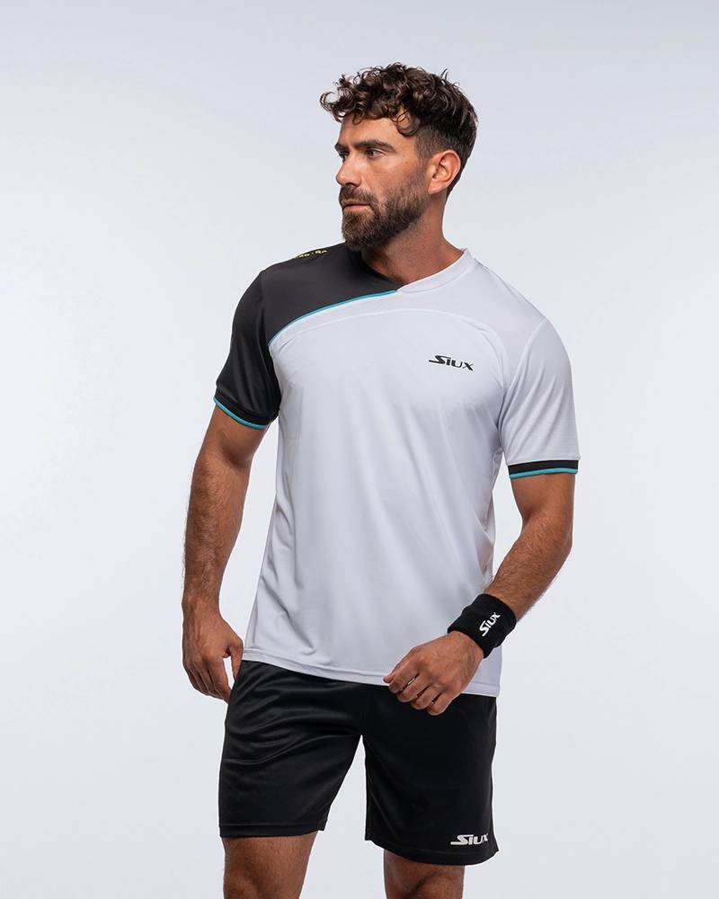 Camiseta Siux Electra Stupa  Fw24 Hombre Blanco