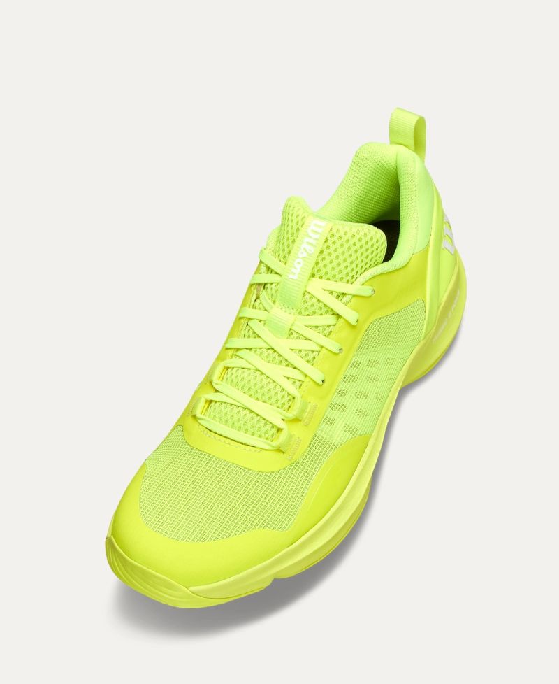 Zapatillas  Wilson  Hurakn  Pro  V2 Amarillo  Fluor Blanco