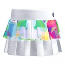 Falda Bidi Badu Kaleido Pleated Blanco Mix Junior