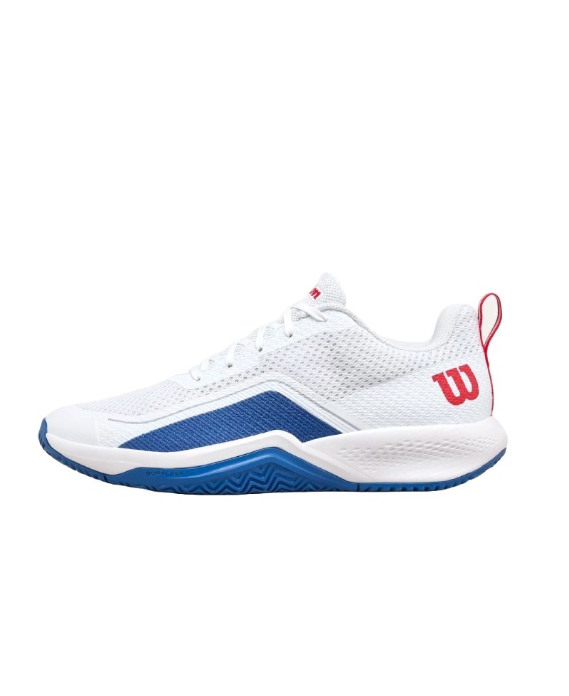 Zapatillas Wilson Rush Pro Lite Blanco Azul Rojo